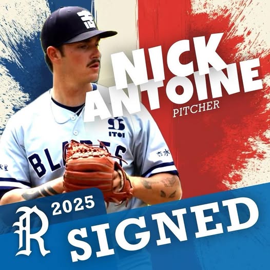 Nick Antoine Pitcher signed 2025